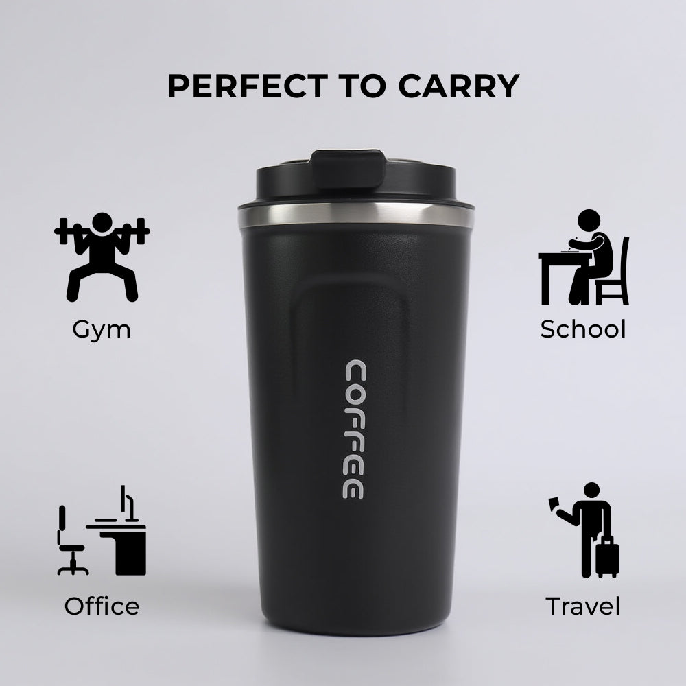 Coffee Tumbler - Double Wall Vacuum Insulated 450ml