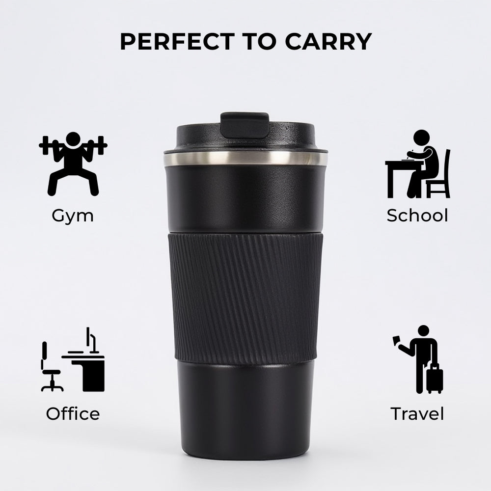 Travel Tumbler - Double Wall Vacuum Insulated 450ml