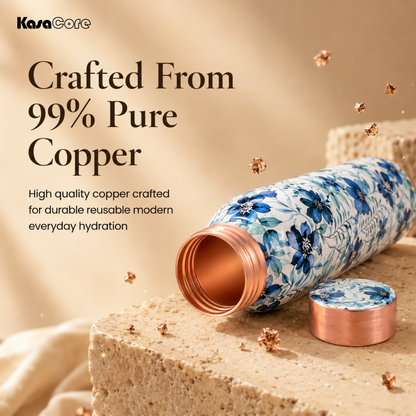 KasaCore Pure Copper Bottle 950ml – Leakproof