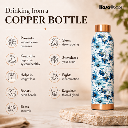 KasaCore Pure Copper Bottle 950ml – Leakproof