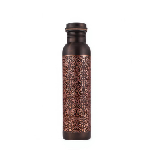 KasaCore Engraved Copper Bottle 950ml – Leakproof