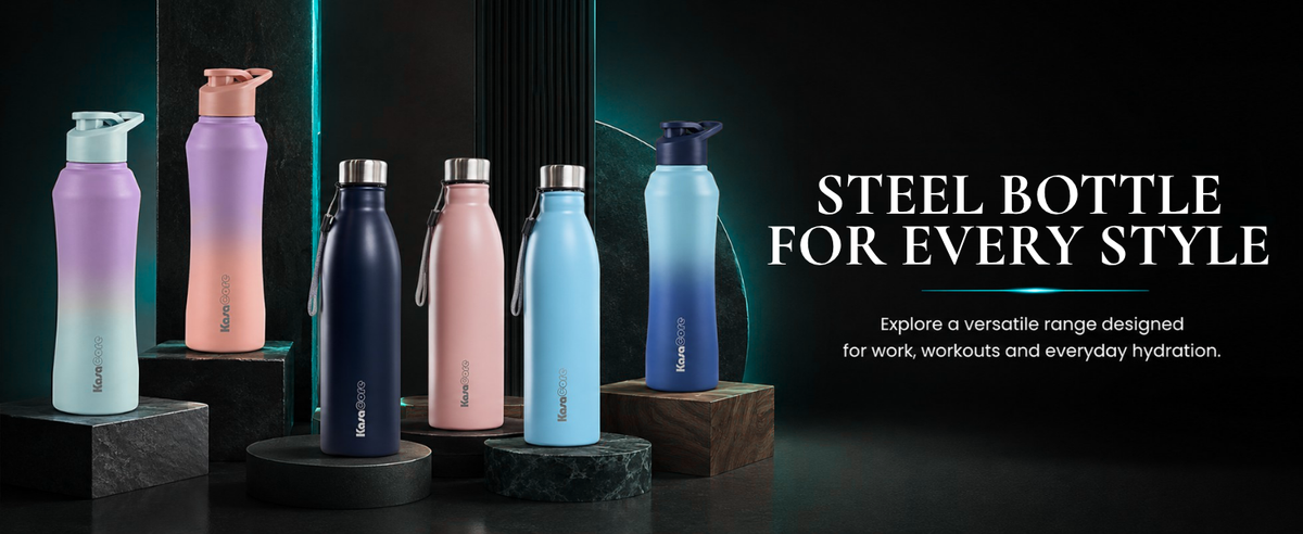 KasaCore 1L Stainless Steel Sipper Bottle for Gym & Work detail 6