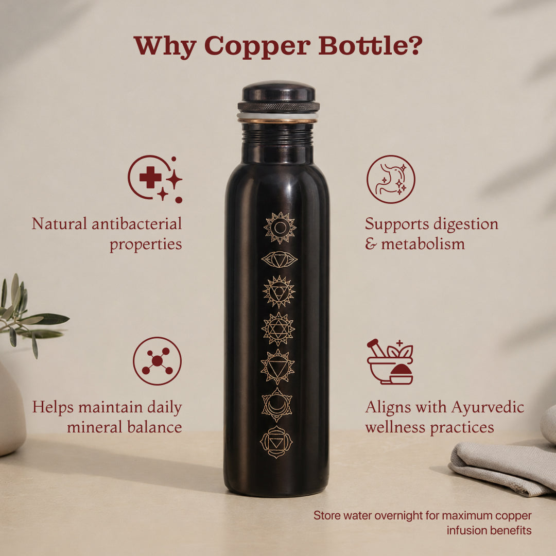 7 Chakra Copper Water Bottle – 950ml