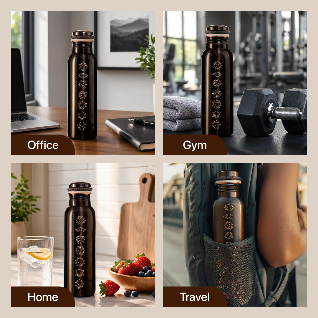 7 Chakra Copper Water Bottle – 950ml