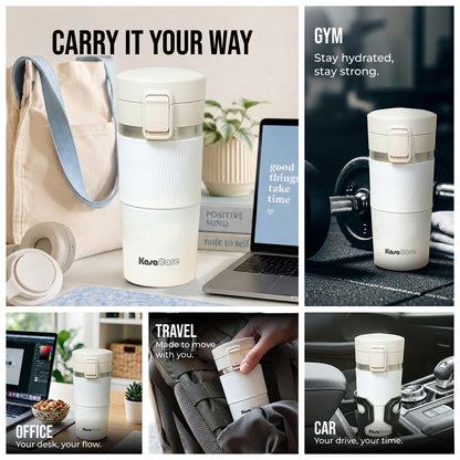 KasaCore 380ml Leak-Proof Insulated  Travel Mug