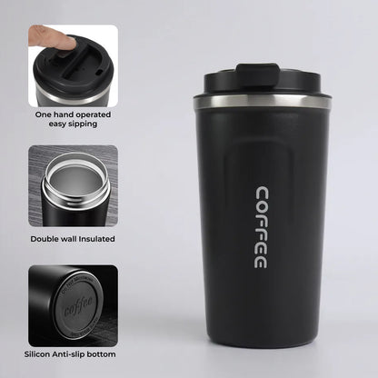 Coffee Tumbler - Double Wall Vacuum Insulated 450ml