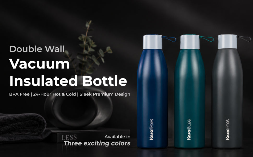 KasaCore Double Wall Steel Bottle – 24h Cold & Hot Flask detail 5