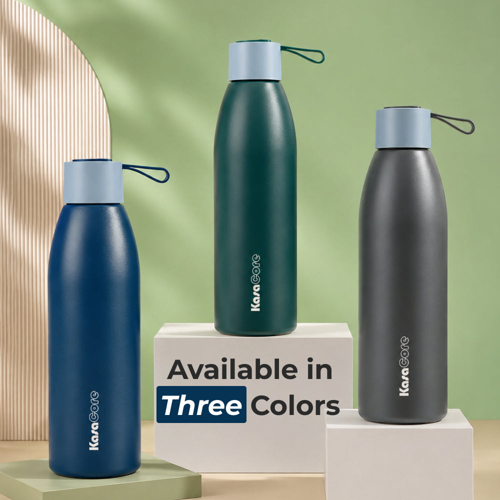 KasaCore Double Wall Steel Bottle – 24h Cold & Hot Flask