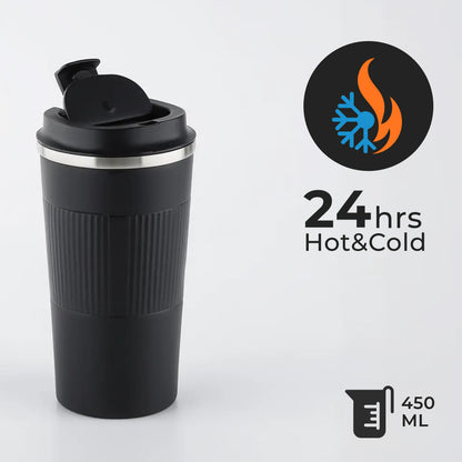 Travel Tumbler - Double Wall Vacuum Insulated 450ml