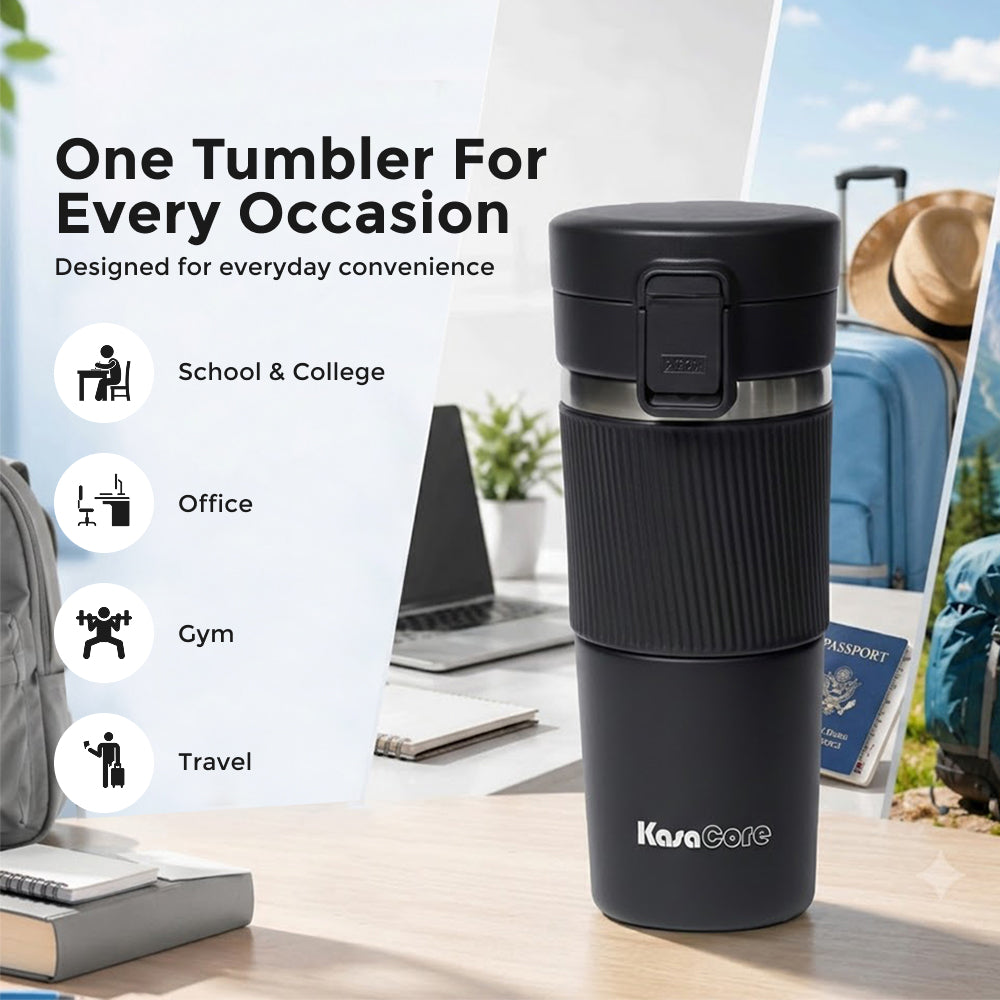 KasaCore 380ml Leak-Proof Insulated  Travel Mug