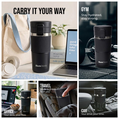 KasaCore 380ml Leak-Proof Insulated  Travel Mug