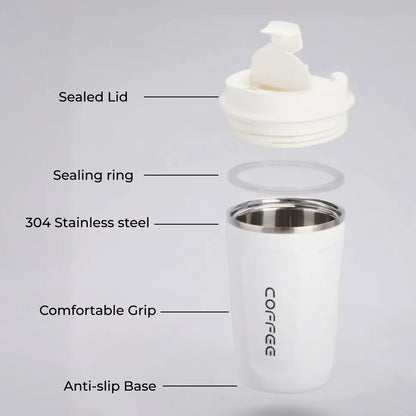 Coffee Tumbler - Double Wall Vacuum Insulated 450ml
