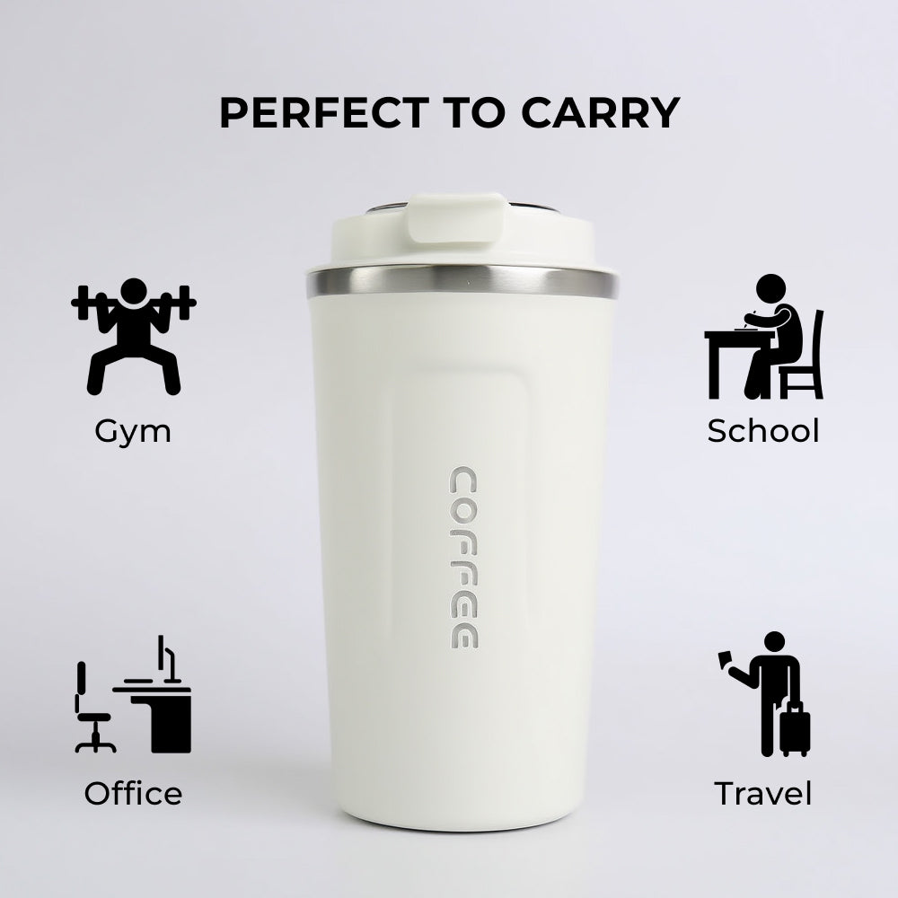Coffee Tumbler - Double Wall Vacuum Insulated 450ml