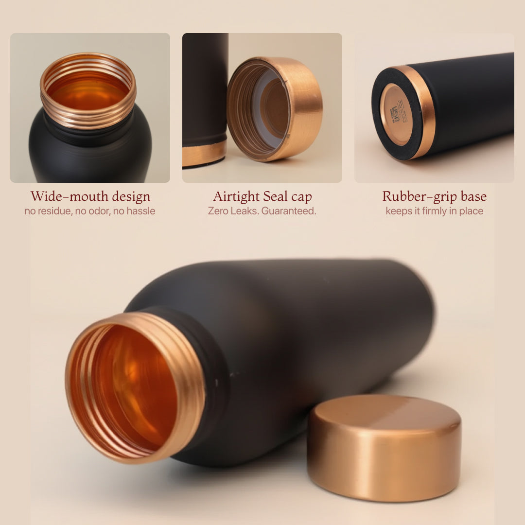 KasaCore Copper Water Bottle – 950ml