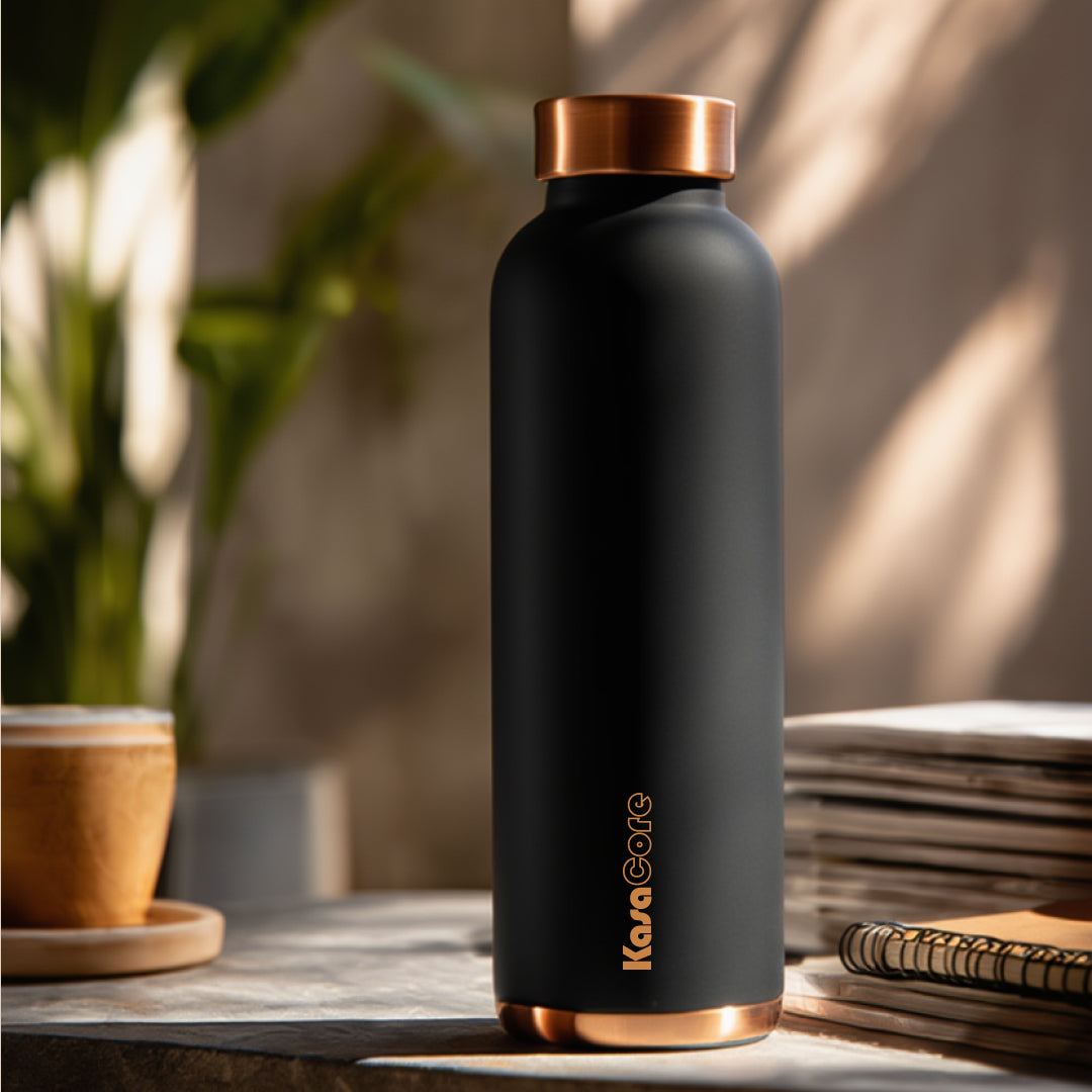 KasaCore Copper Water Bottle – 950ml