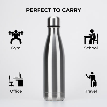 Steel Bottle – Single Wall Vacuum Insulated 500ml