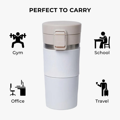Push Tumbler – Insulated Travel Coffee Mug 380ml