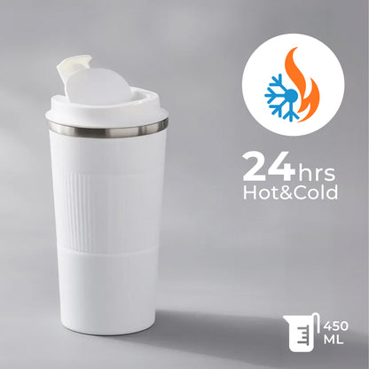 Travel Tumbler - Double Wall Vacuum Insulated 450ml