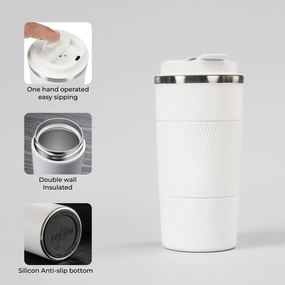 Travel Tumbler - Double Wall Vacuum Insulated 450ml